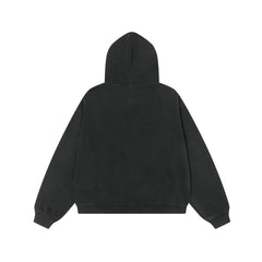 STARRVAINT Vintage Badge Zip Hoodie