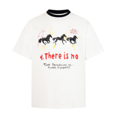 STARRVAINT “Number Nine Horses” Graphic T-Shirt
