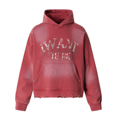 STARRVAINT Vintage Distressed Graphic Hoodie