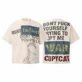 STARRVAINT “Copycat Statement Waffle Tee”