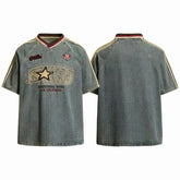 STARRVAINT “Vintage Pinstripe Sport Tee”