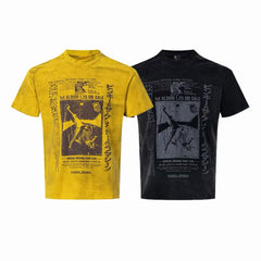 STARRVAINT Vintage Graphic Washed Tee
