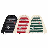 STARRVAINT High Profile Striped Long Sleeve Tee