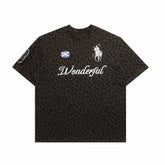 STARRVAINT Leopard Graphic T-Shirt