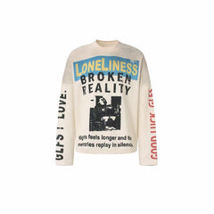 STARRVAINT Waffle Graphic Long Sleeve
