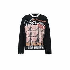 STARRVAINT Vintage Graphic Waffle Long Sleeve