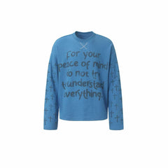 STARRVAINT Graphic Waffle Long Sleeve