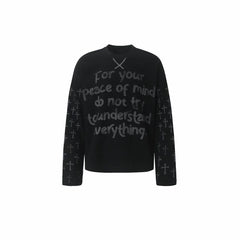 STARRVAINT Graphic Waffle Long Sleeve
