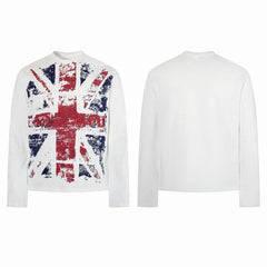 STARRVAINT Vintage Union Jack Graphic Long Sleeve
