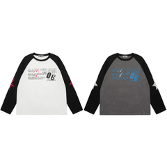 STARRVAINT Raglan Graphic Long-Sleeve Tee