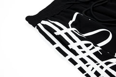 STARRVAINT Script Stripe Wide-Leg Sweatpants