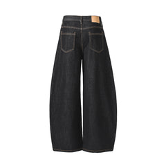 STARRVAINT Embroidered Pocket Wide-Leg Jeans