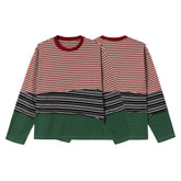 STARRVAINT Striped Long Sleeve Tee