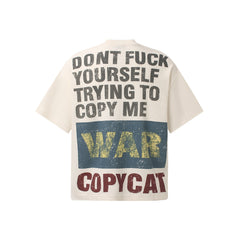 STARRVAINT “Copycat Statement Waffle Tee”