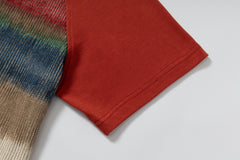 STARRVAINT Gradient Stripe Raglan Tee