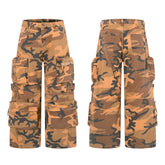 STARRVAINT Heavy Tactical Camo Multi-Pocket Cargo Pants