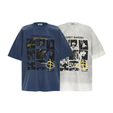 STARRVAINT Graphic Panel Oversized Tee