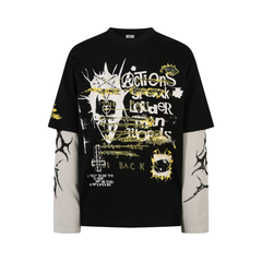 STARRVAINT Layered Graphic Long Sleeve Tee