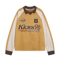 STARRVAINT Varsity Patch Rugby Top