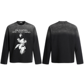 STARRVAINT “Rise and Grind” Graphic Long Sleeve Tee