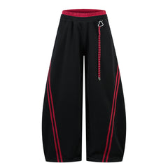 STARRVAINT Double Stripe Barrel Sweatpants
