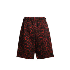 STARRVAINT Leopard Print Loose Shorts