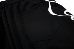 STARRVAINT Script Stripe Wide-Leg Sweatpants