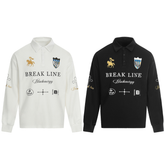 STARRVAINT Break Line Graphic Polo