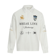 STARRVAINT Break Line Graphic Polo