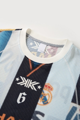 STARRVAINT Vintage Football Patchwork Jersey