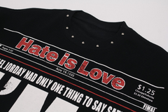 STARRVAINT “Hate Is Love” Graphic T-Shirt
