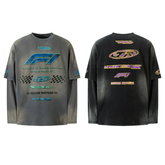 STARRVAINT Racing Graphic Layered Tee
