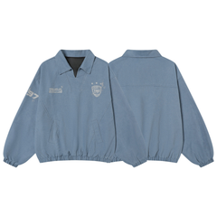 STARRVAINT Vintage Collar Pullover Sweatshirt