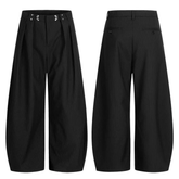 STARRVAINT Pinstripe Wide-Leg Suit Pants