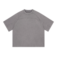 STARRVAINT Vintage Washed Short-Sleeve Cotton Tee