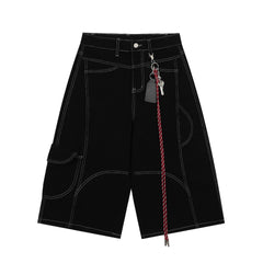 STARRVAINT Arc-Stitched Utility Shorts