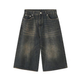 STARRVAINT Clean Cut Denim Shorts
