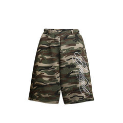 STARRVAINT Camo Print Loose Shorts