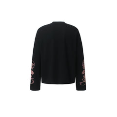 STARRVAINT Gothic Cross Waffle Long Sleeve