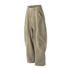 STARRVAINT Vintage Arc-Pocket Balloon Pants