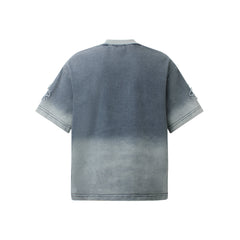 STARRVAINT Distressed Star Graphic T-Shirt