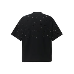 STARRVAINT Rhinestone Lip Graphic Tee
