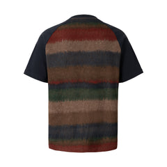 STARRVAINT Gradient Stripe Raglan Tee