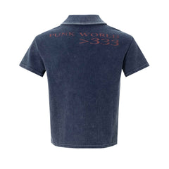 STARRVAINT Vintage Washed Polo Tee