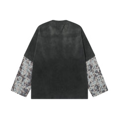 STARRVAINT Graphic Layered Long Sleeve Tee