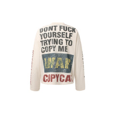 STARRVAINT “COPYCAT WAR” Heavy Waffle Long Sleeve