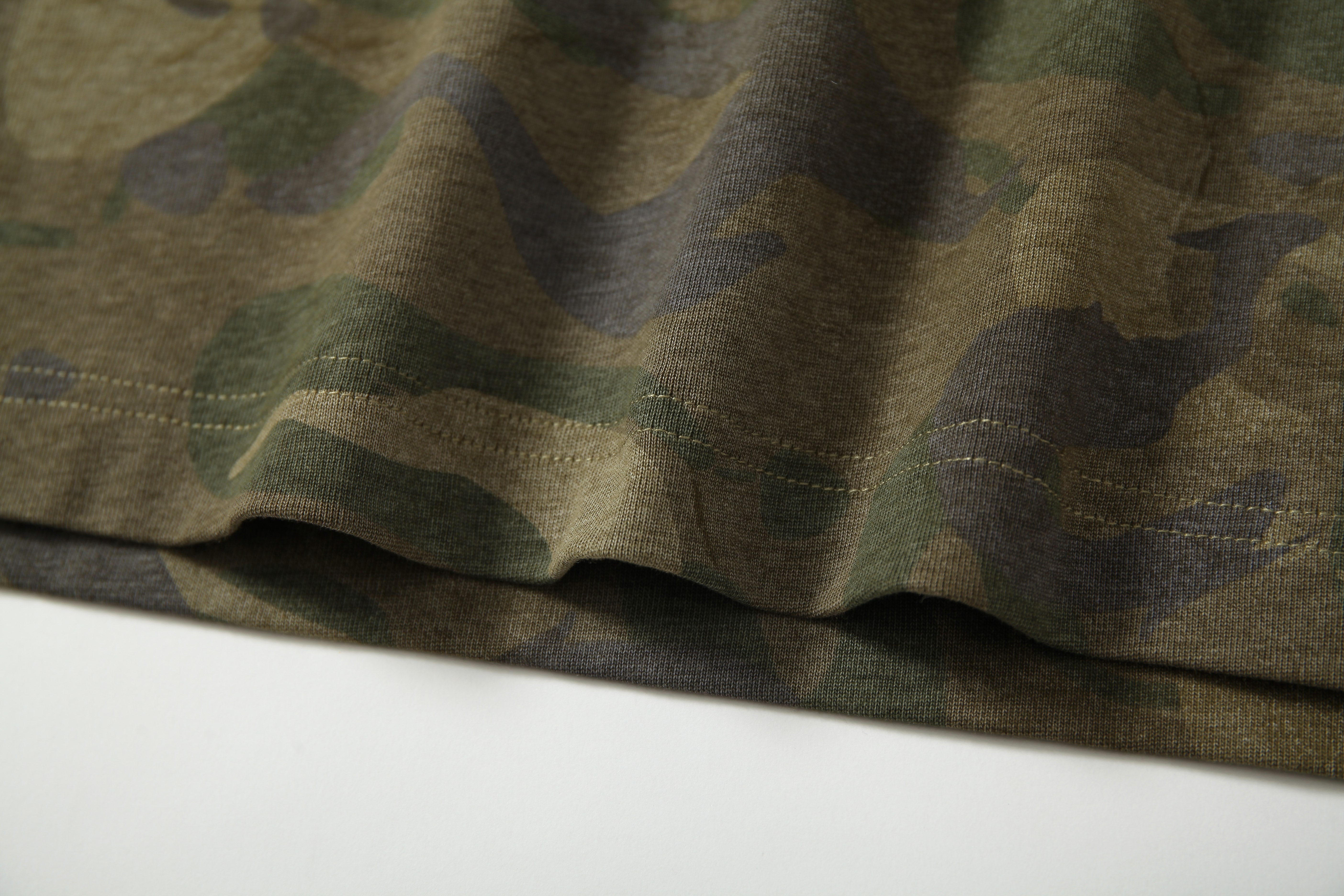 STARRVAINT Camo Patchwork Long Sleeve Tee