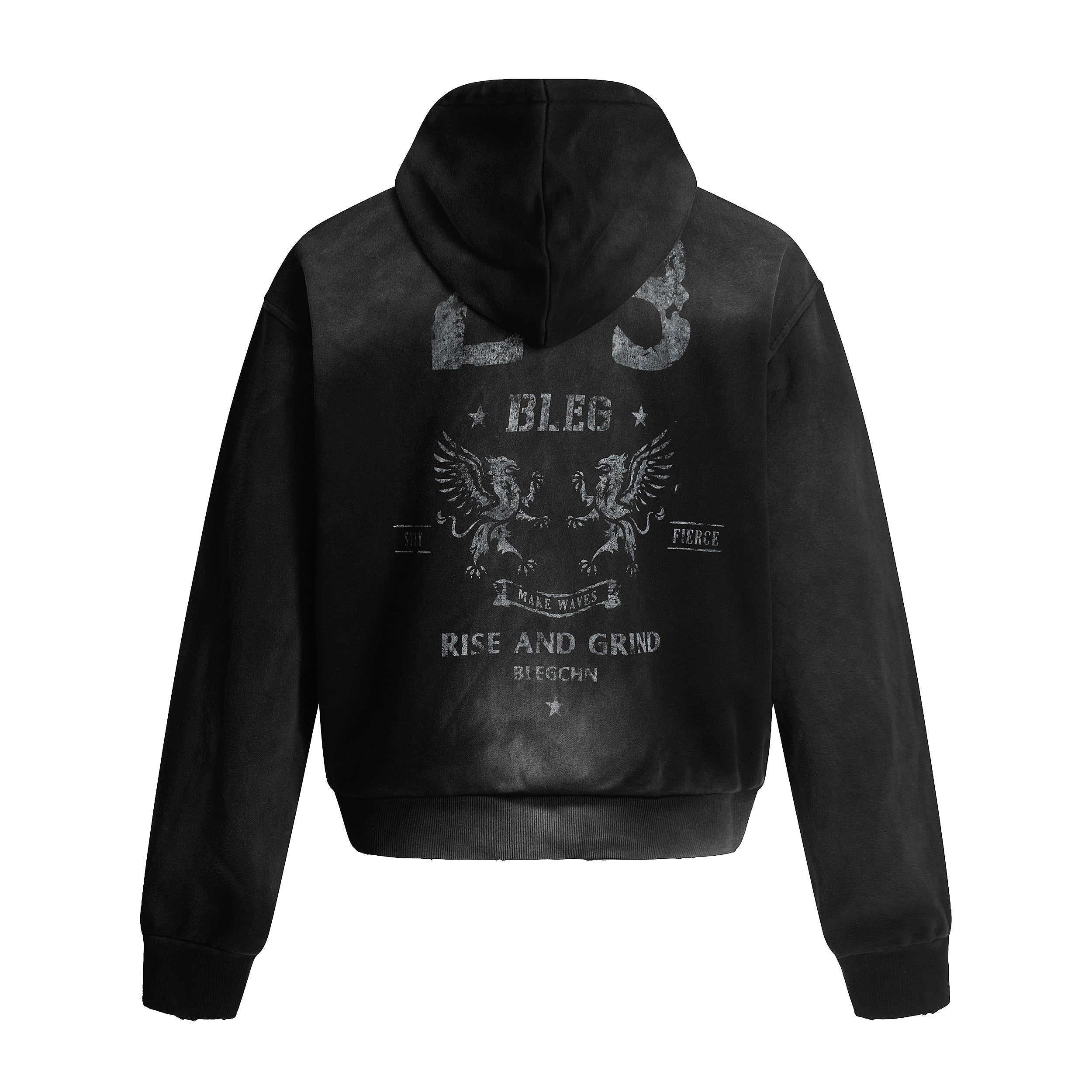 STARRVAINT “Rise and Grind” Zip-Up Hoodie