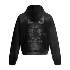 STARRVAINT “Rise and Grind” Zip-Up Hoodie
