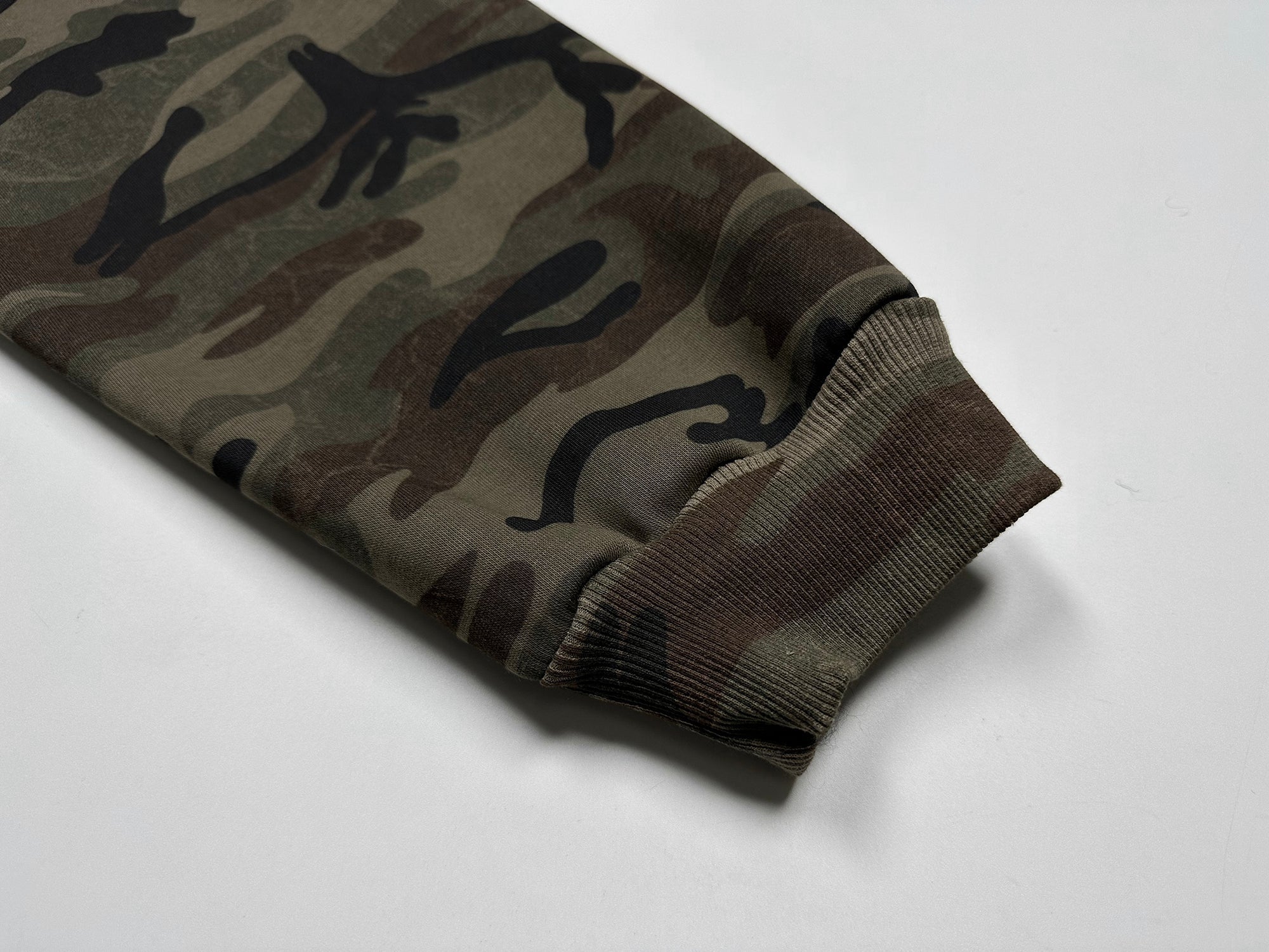 STARRVAINT Camo Varsity Zip Hoodie